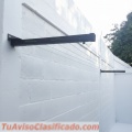 Tendedero plegable de pared 60 x 400 cm para espacios reducidos
